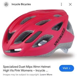 Specialized Helmet in Bright Pink and Gray 50-58 cm y